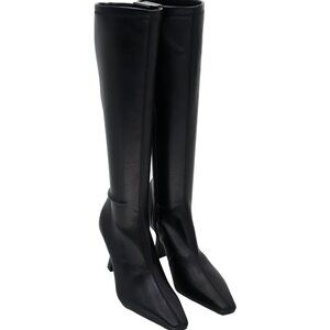 Steve Madden Flute Knee-High Dress Boots Black Women's US 7M